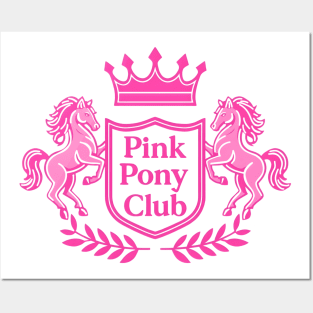 Pink Pony Club Emblem Posters and Art